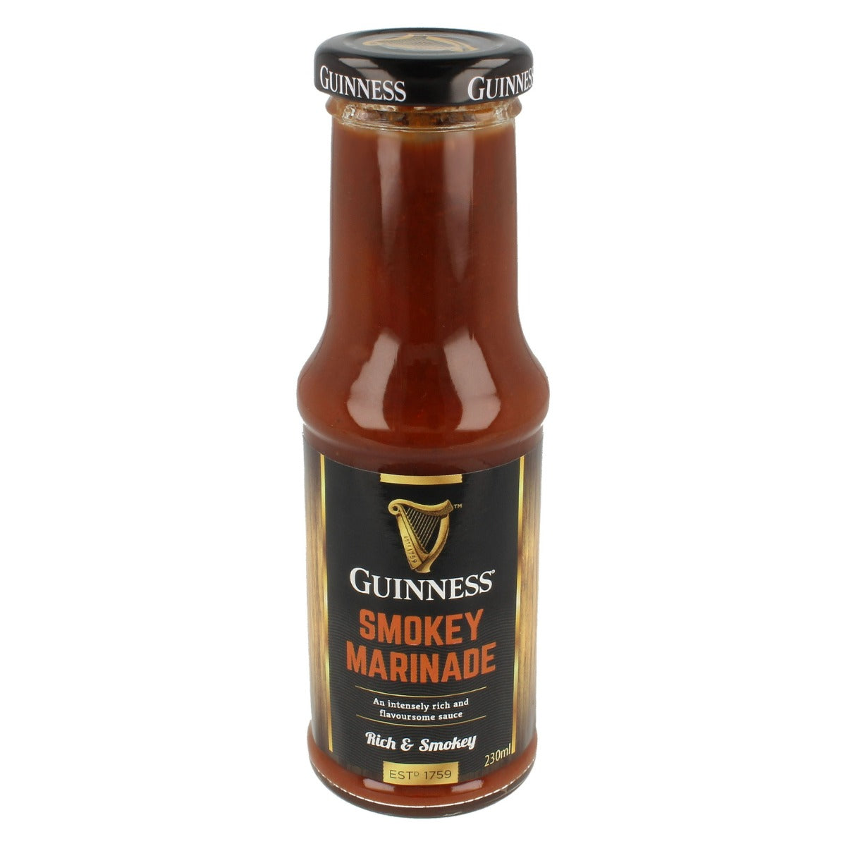 Spicy Guinness marinade sauce should be replaced with Guinness Smokey Marinade Sauce by Guinness.