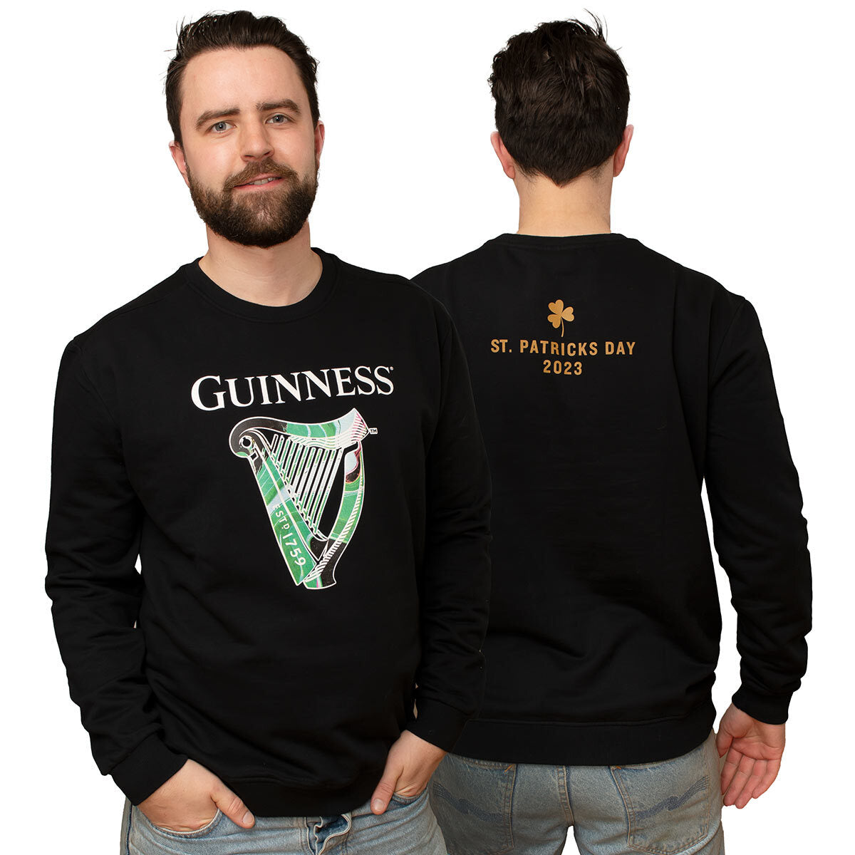 Limited Edition Guinness St. Patrick's Day Sweatshirt -> St. Patrick's Day Limited Edition Sweatshirt & White T-shirt Collection by Guinness