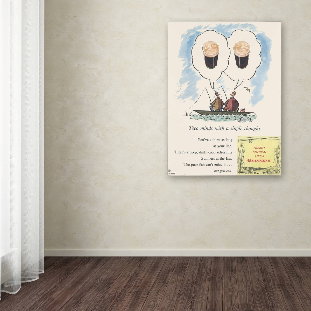 Guinness Brewery 'There's Nothing Like A Guinness III' Canvas Art