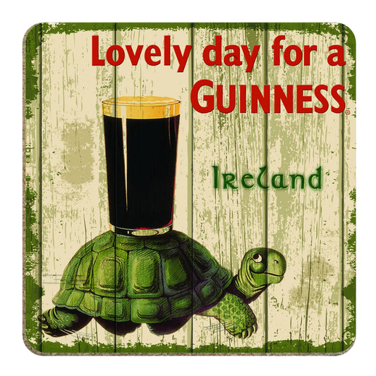 Lovely day for a Guinness Nostalgic Coaster - Tortoise in Ireland.
