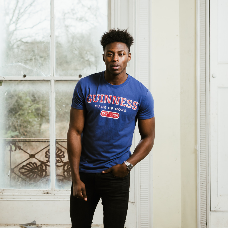 Guinness Signature Blue Trademark Label Tee
