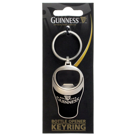 Guinness 3D Pint Bottle Opener Keychain