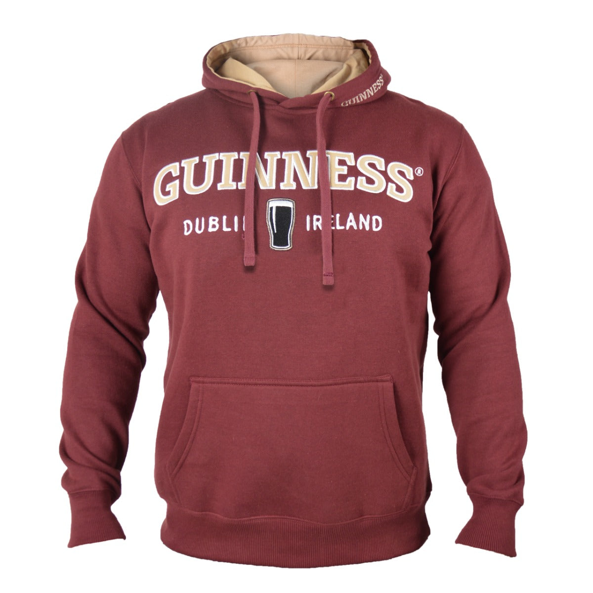 Guinness Signature Burgundy Hooded Sweatshirt