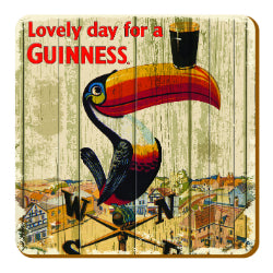 Lovely day for a Guinness Nostalgic Coaster Pack.