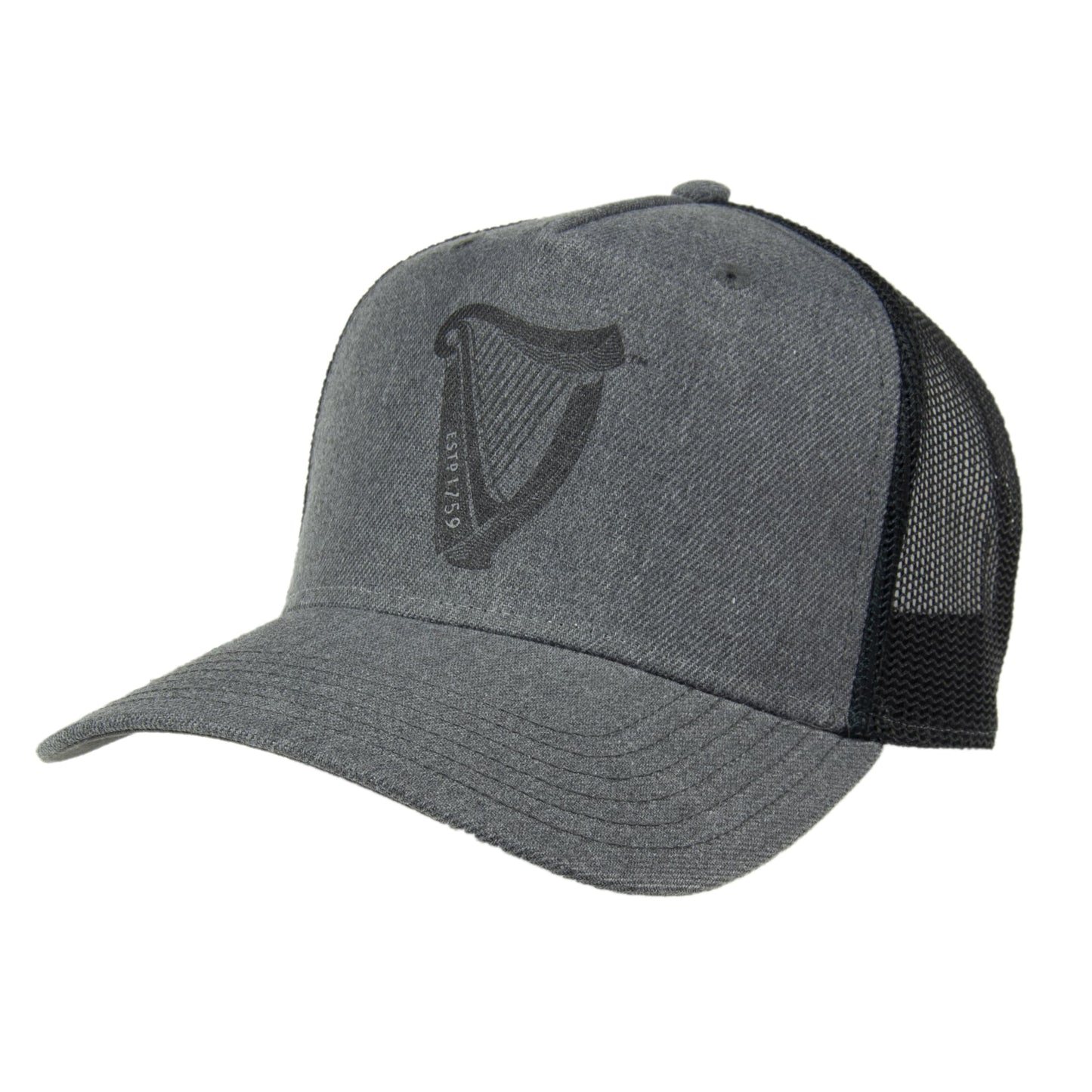 Guinness Trucker Premium Grey with Rubber Harp Cap