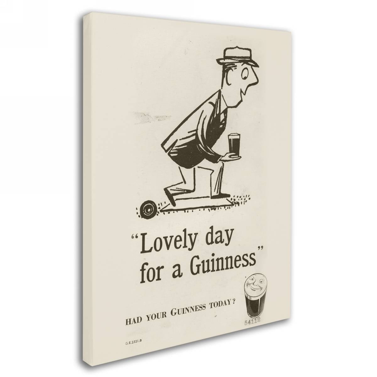 Guinness Brewery 'Lovely Day For A Guinness II' Canvas Art