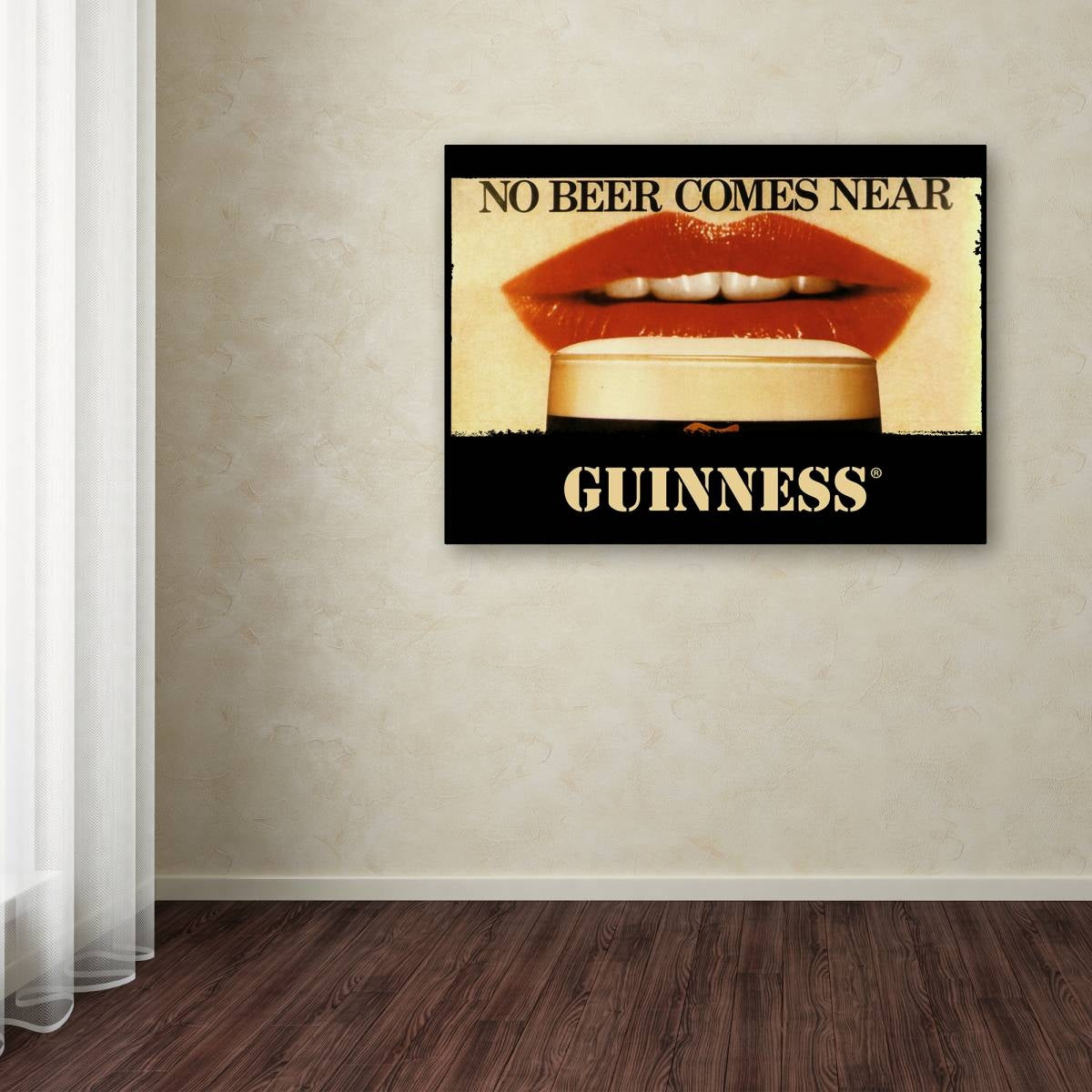 Canvas print featuring Guinness Brewery 'No Beer Comes Near' Canvas Art by Guinness.