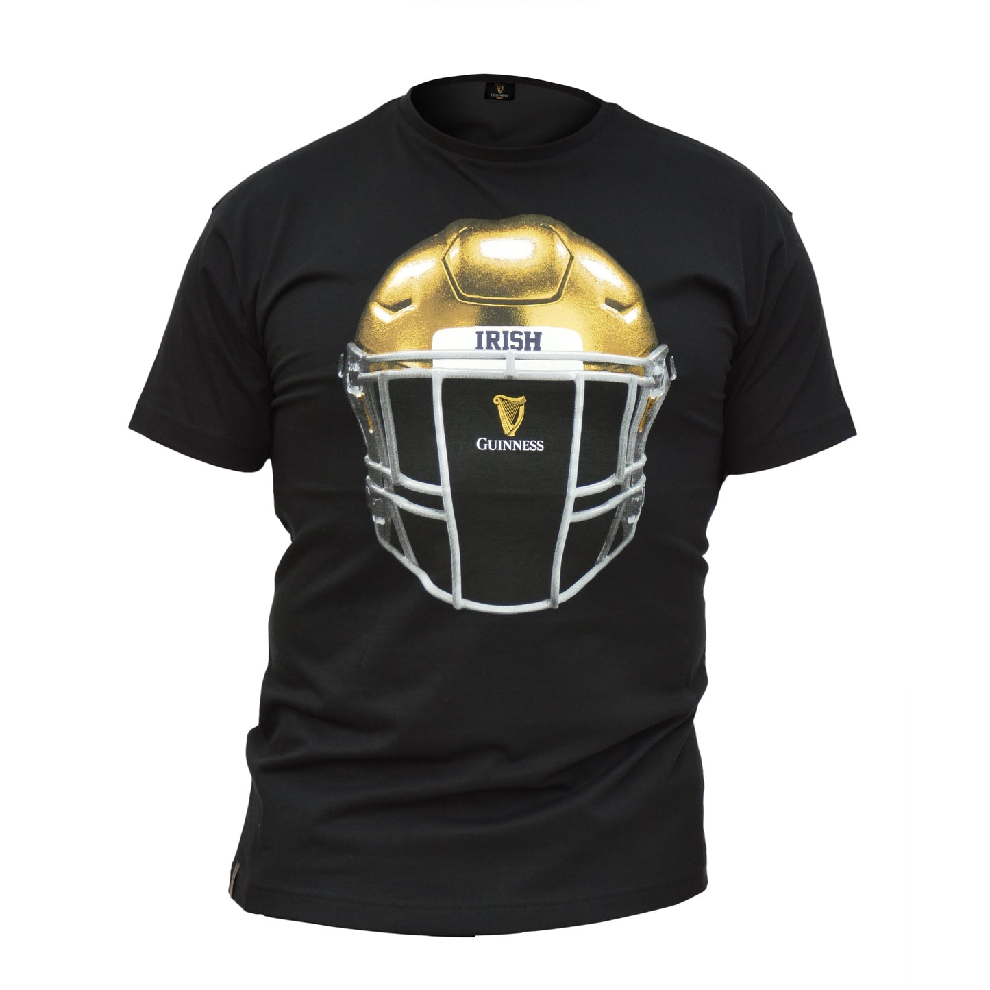 Guinness Notre Dame Helmet T-Shirt Black