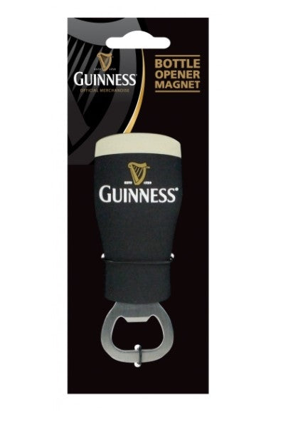 Guinness Magnet Bottle Opener - Pint.