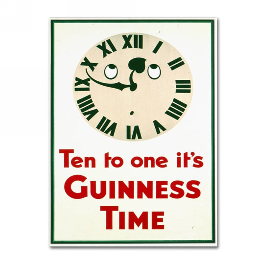 Guinness Brewery 'Guinness Time III' canvas art piece.