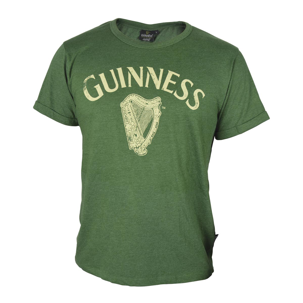 Guinness Vintage Harp Tee - green.