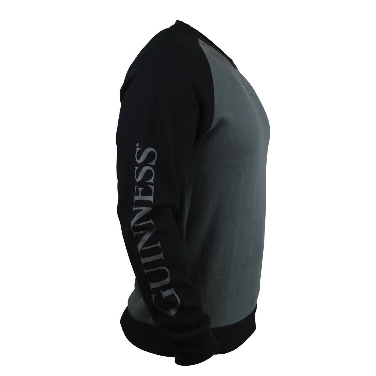 Guinness Long Sleeve Sweater - black/grey.