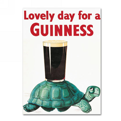 Lovely day for a Guinness - the Guinness Brewery 'Lovely Day For A Guinness X' Canvas Art.