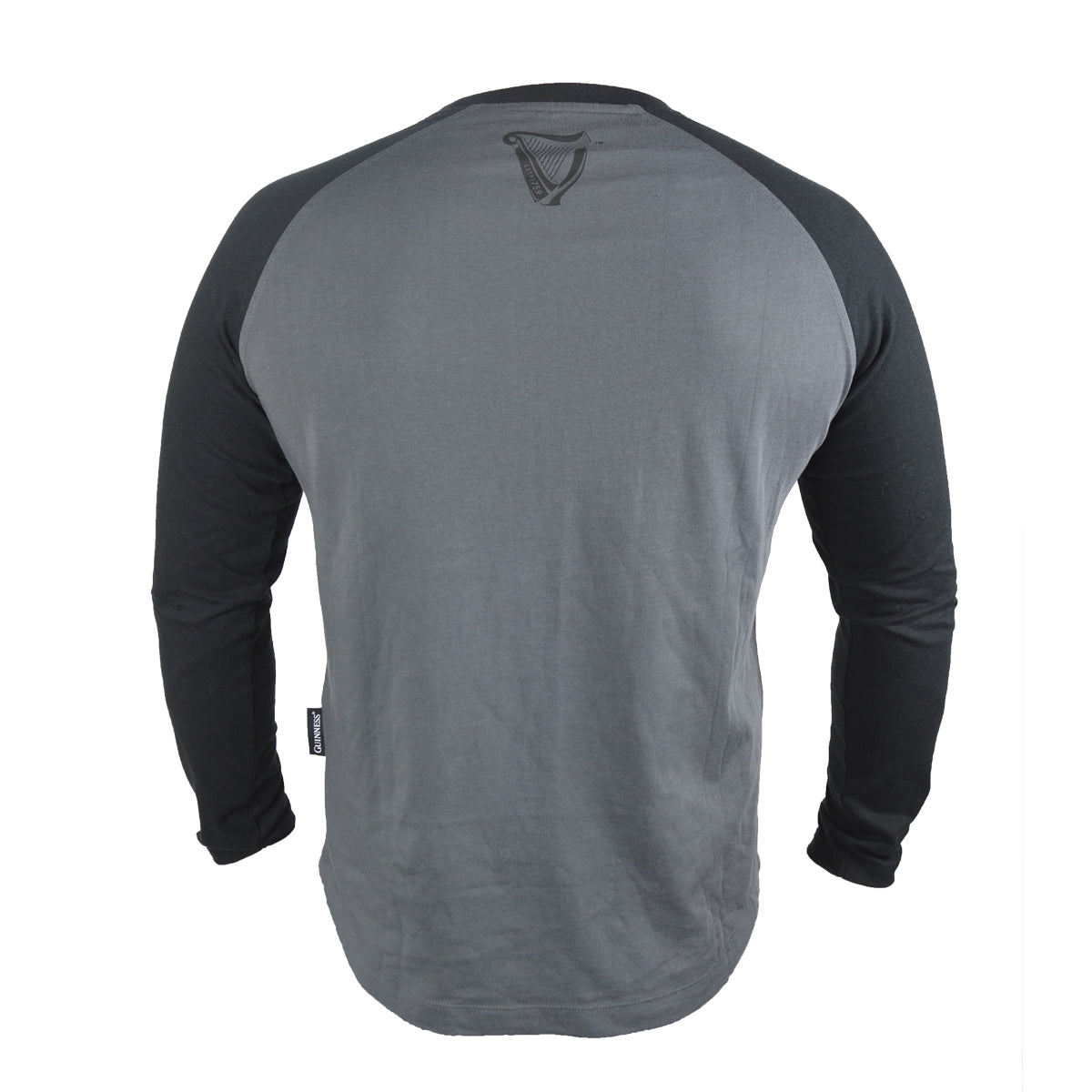 Guinness Black Raglan Long Sleeve Tee