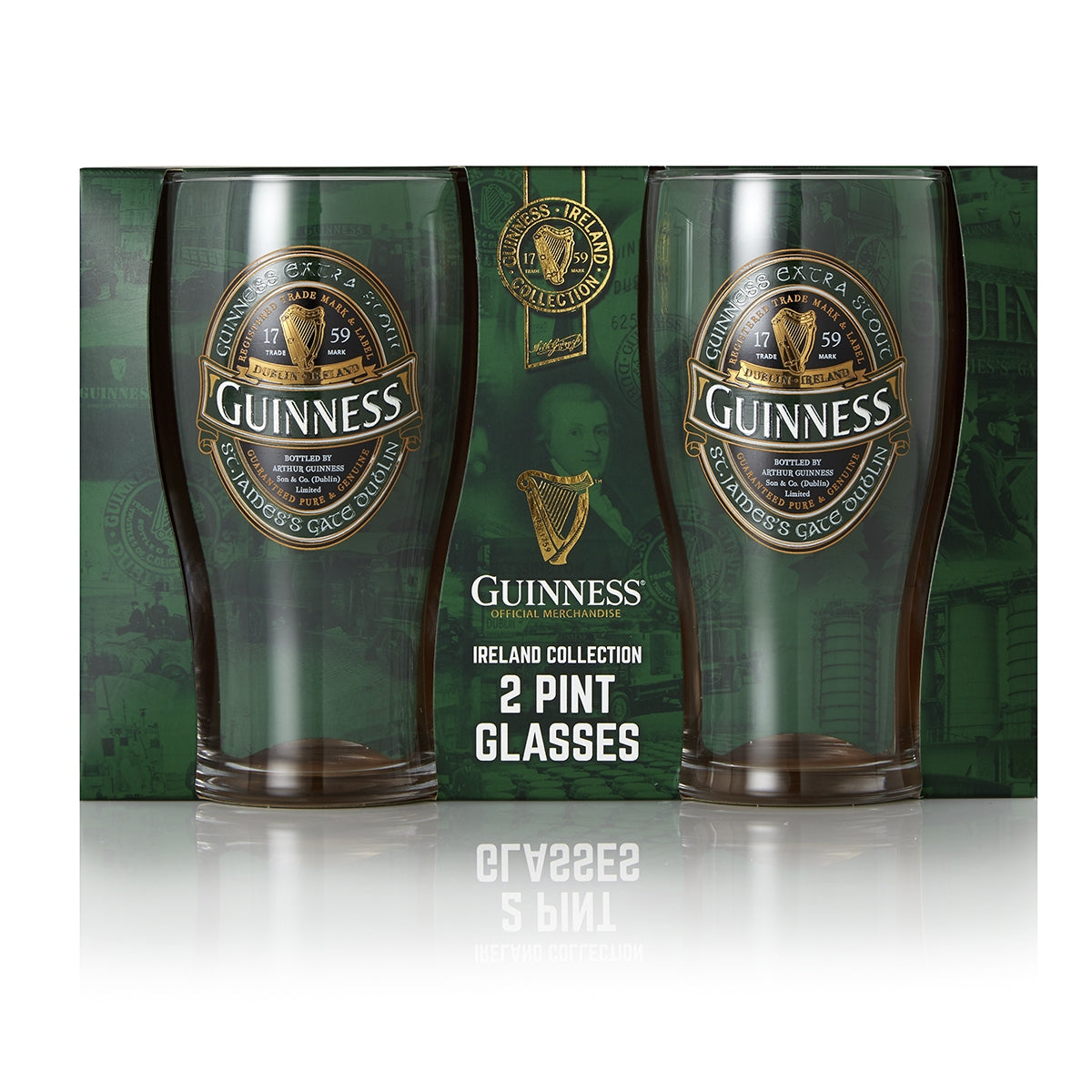 Guinness® Green Collection Pint Glass Set of 2