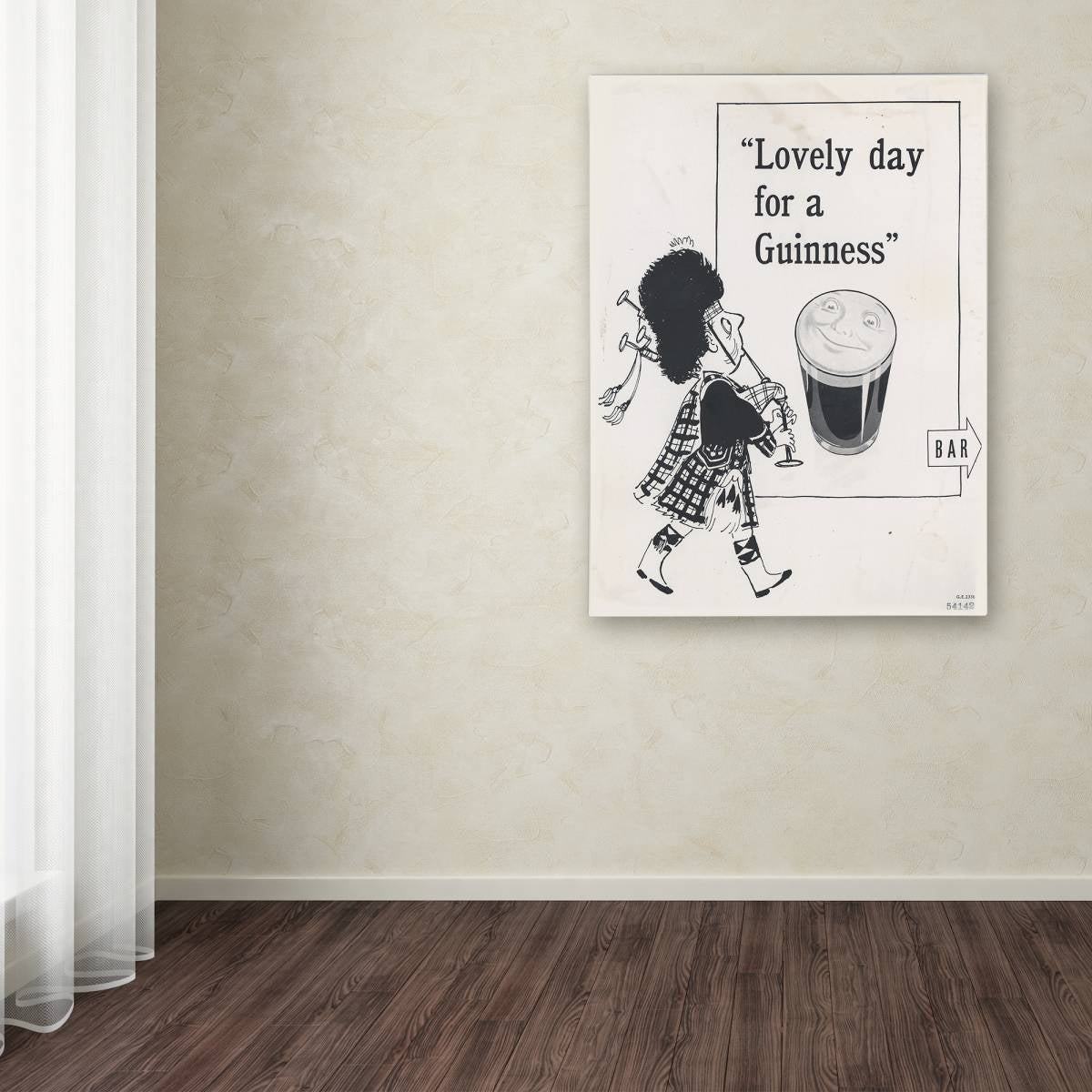 Guinness Brewery 'Lovely Day For A Guinness IV' Canvas Art