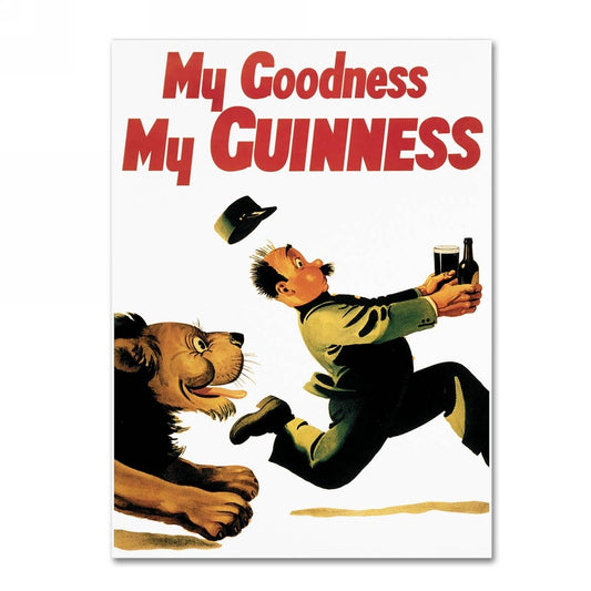 My Guinness Brewery 'My Goodness My Guinness XIV' canvas art is a stunning piece of canvas art.