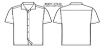 Short Sleeve Shirt Size Guide