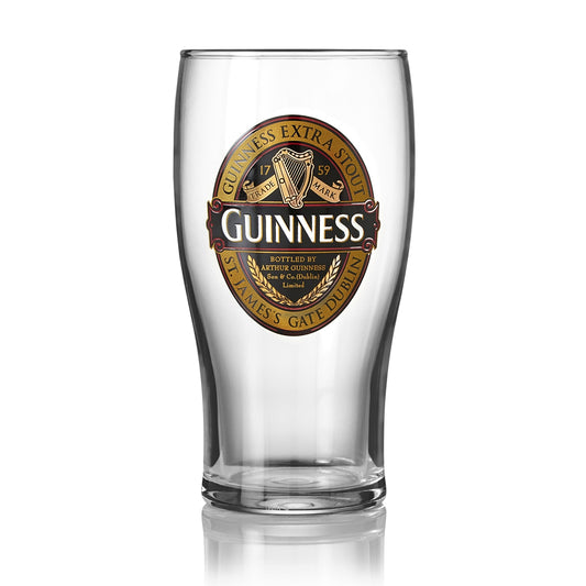 The Guinness Classic Pint Glass is a classic beer glass.