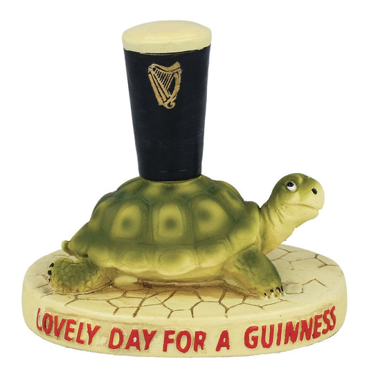 Lovely day for a Guinness Gilroy Tortoise Figurine.