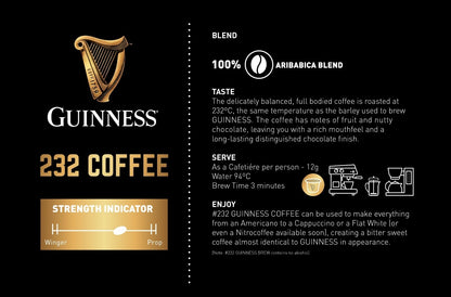 Experience the rich and robust flavor of Guinness Coffee Beans 1kg, made from specially selected beans.