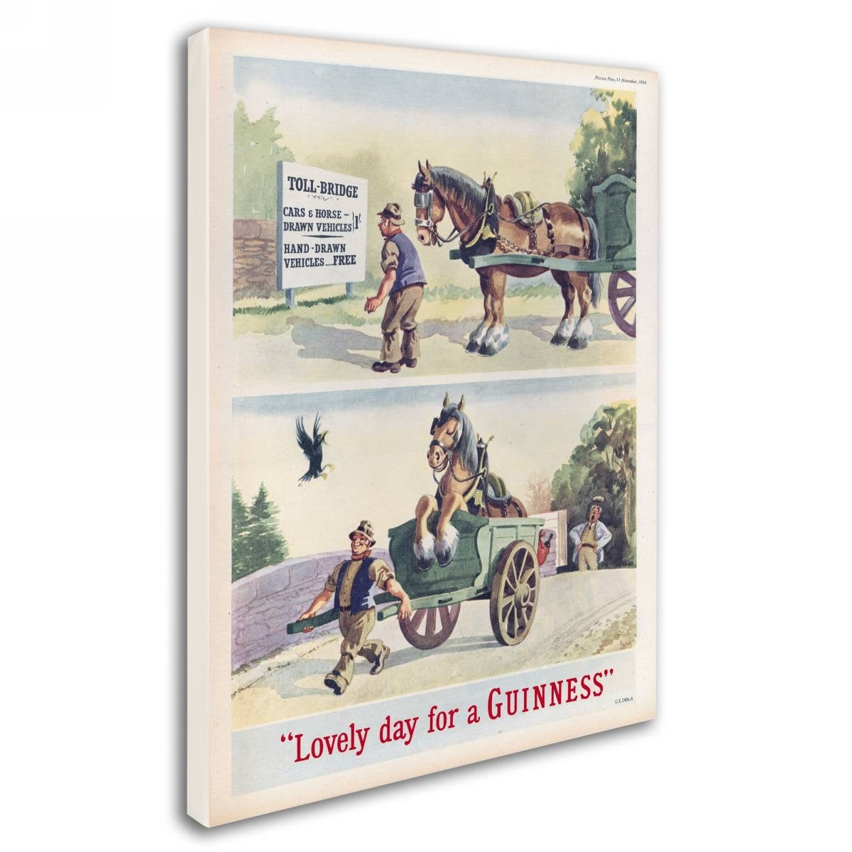 Guinness Brewery 'Lovely Day For A Guinness XI' Canvas Art