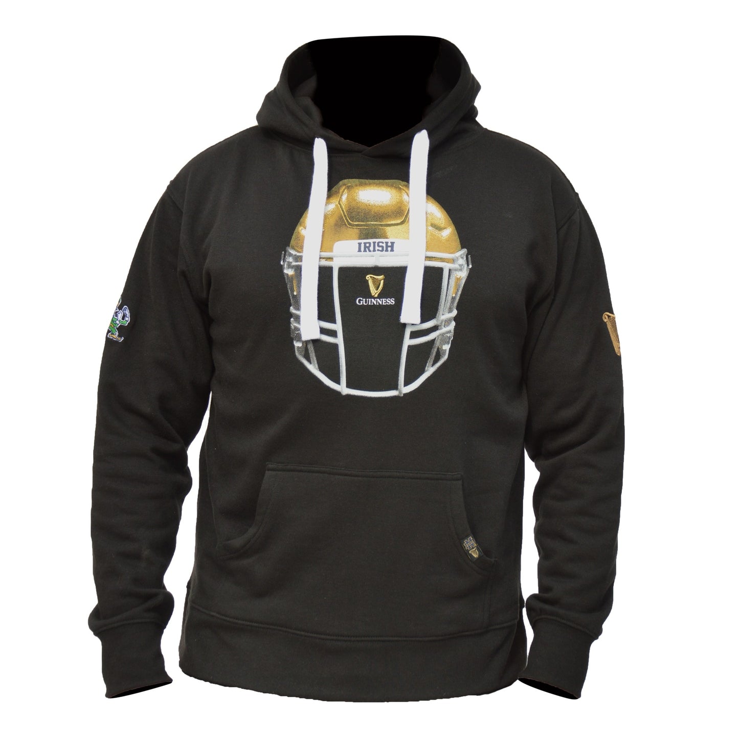 Guinness Notre Dame Helmet Hoodie Black