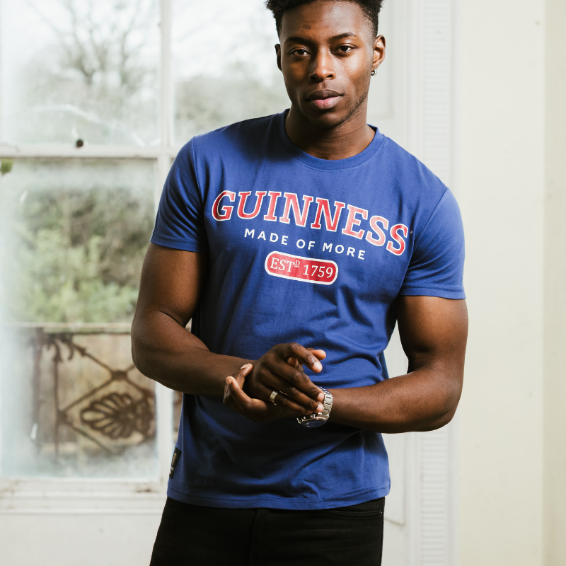 Guinness Signature Blue Trademark Label Tee