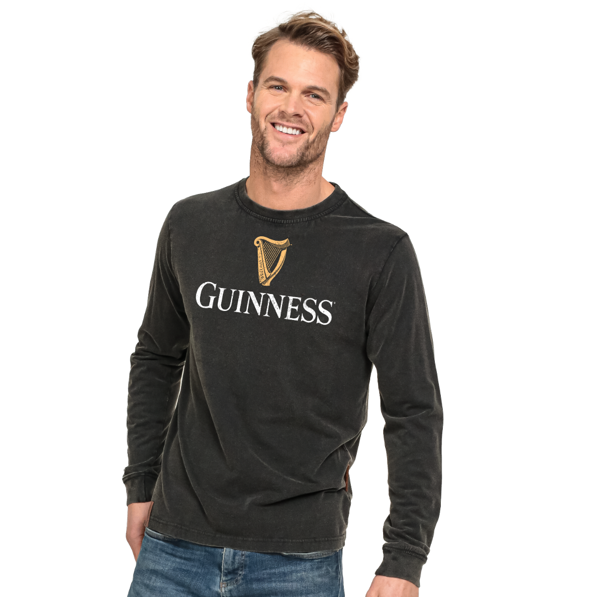 Premium Guinness Harp long sleeve tee.