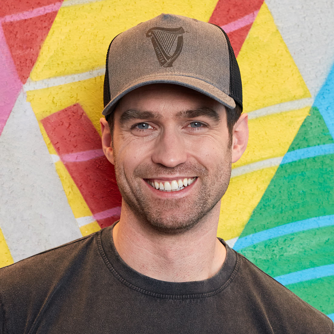 Guinness Trucker Premium Grey with Harp Cap