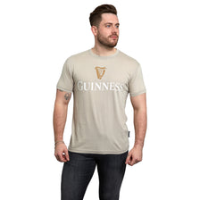 Beige Guinness Harp Premium Tee