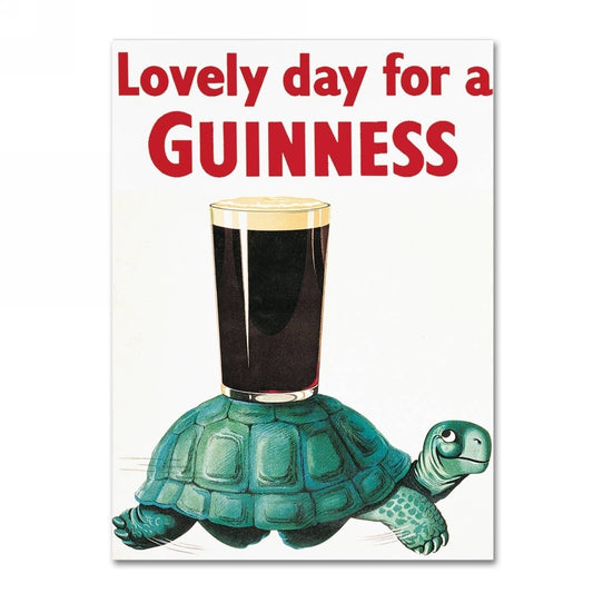 Lovely day for a Guinness, the renowned Guinness Brewery 'Lovely Day For A Guinness X' Canvas Art.