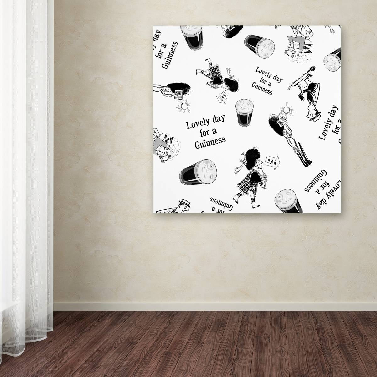 Guinness Brewery 'Lovely Day For A Guinness VII' Canvas Art