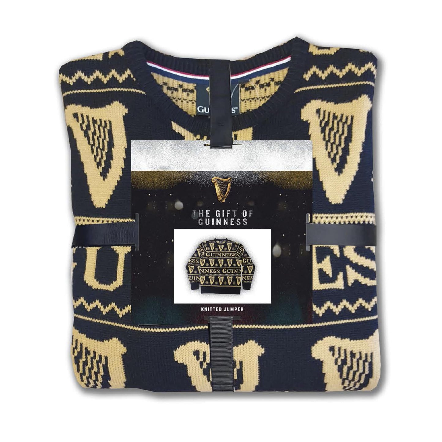 Gold Harp Holiday Sweater