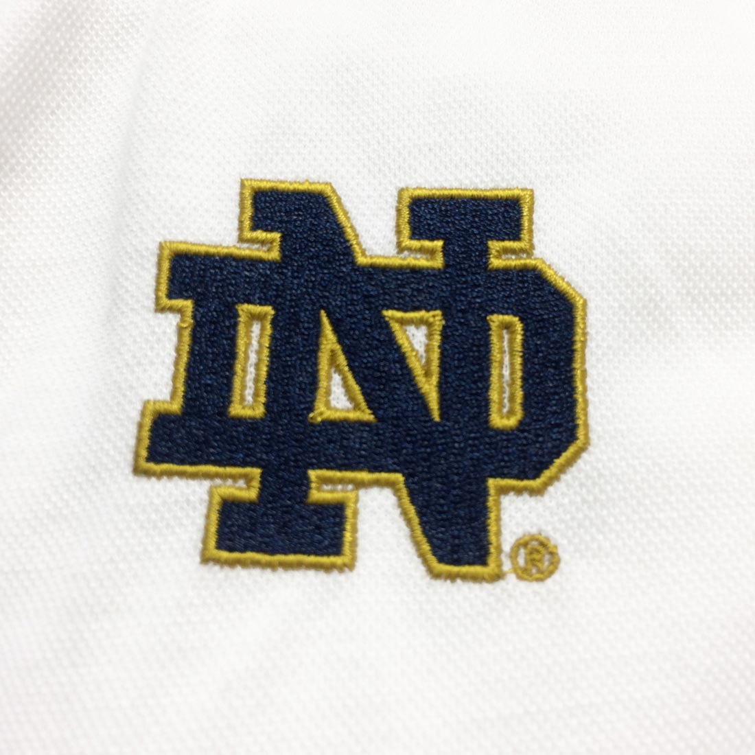 Guinness Notre Dame Performance Polo Shirt White