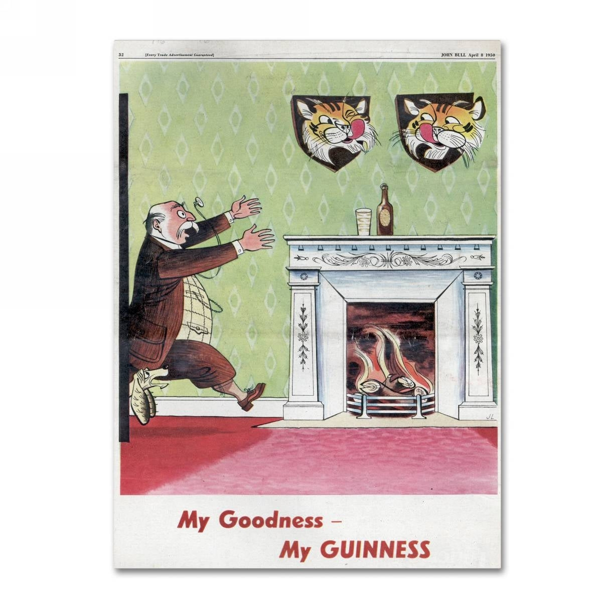 My Guinness, my Guinness Brewery 'My Goodness My Guinness V' gallery-wrapped art piece.