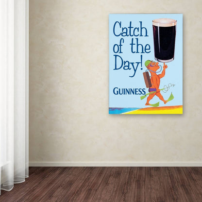 Guinness Brewery 'Catch Of The Day' Canvas Art with catch of the day.
