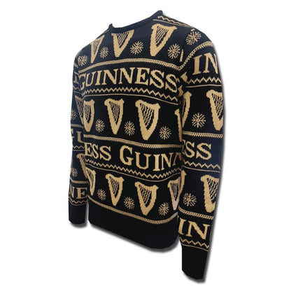Gold Harp Holiday Sweater