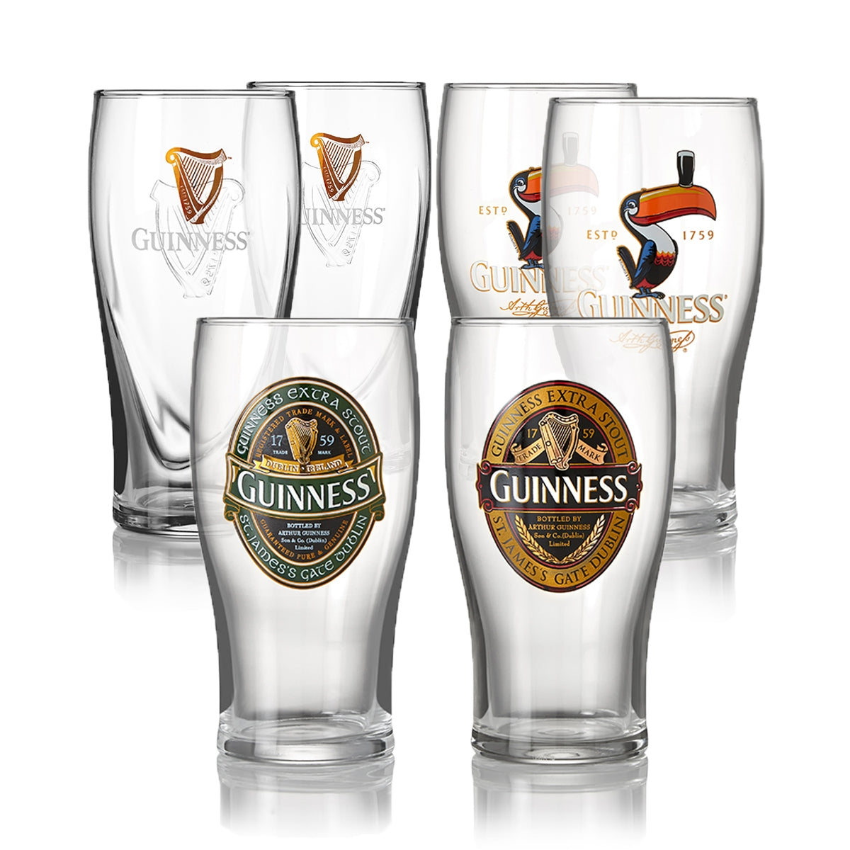 Guinness Pint Glass Party Pack