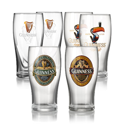 Get ready to throw the ultimate party with this exclusive Guinness Pint Glass Party Pack. This party pack includes a collection of high-quality pint glasses that are perfect for enjoying your favorite Guinness brews. Elevate your