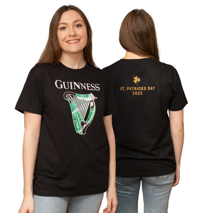 Guinness Limited Edition St Patrick's Day 2023 Black Tee
