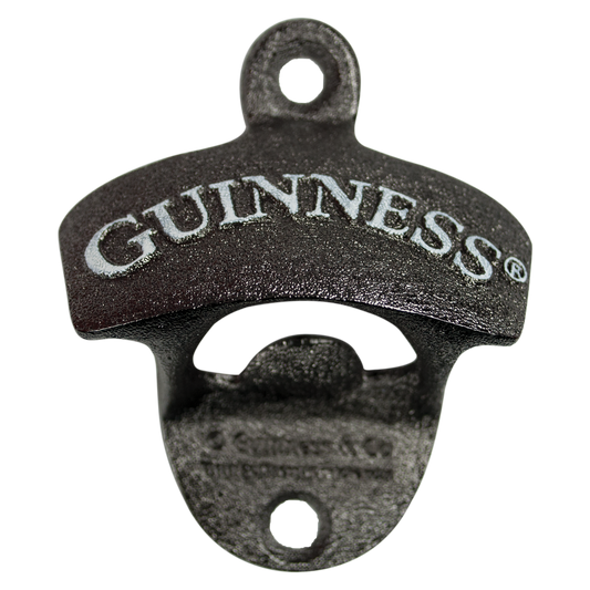 The perfect gift for Guinness lovers, this wall mounted Guinness Wall Mounted Bottle Opener Boxed is a must-have accessory.