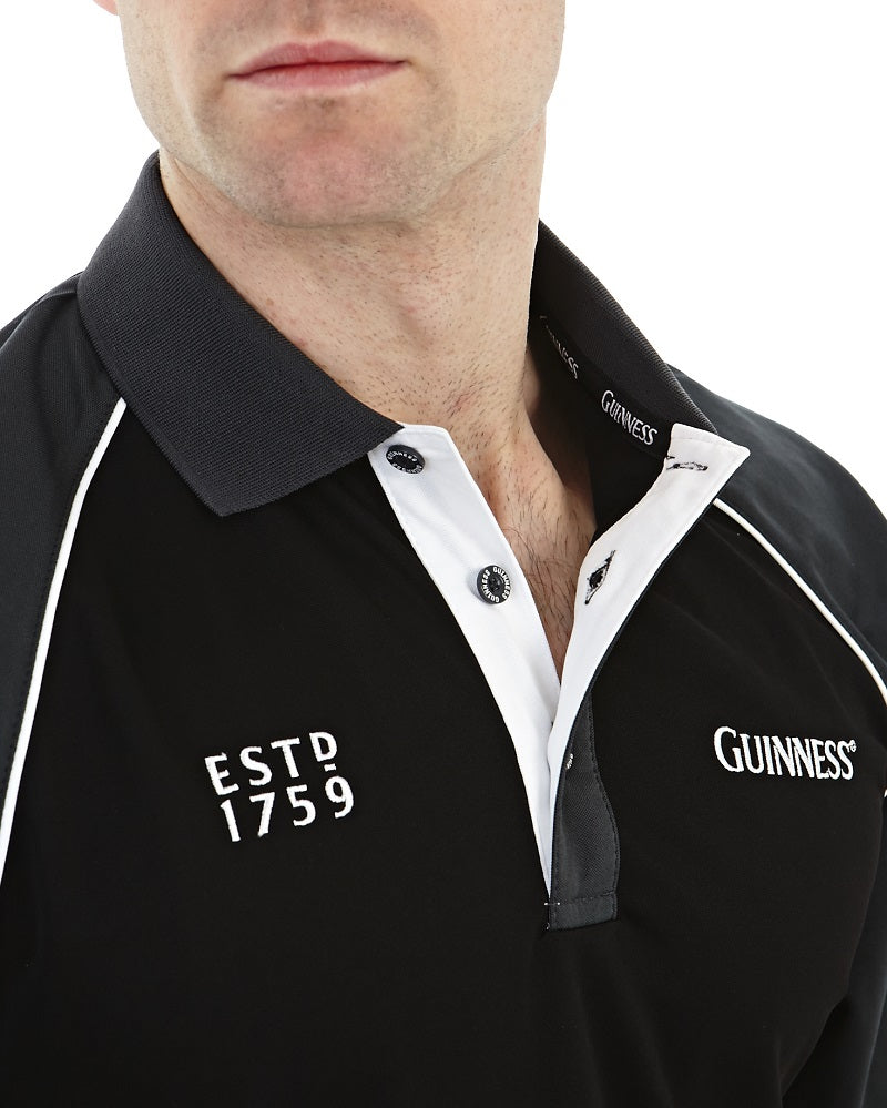 Guinness Performance Golf Shirt with moisture wicking fabric and embroidered Guinness® logo.