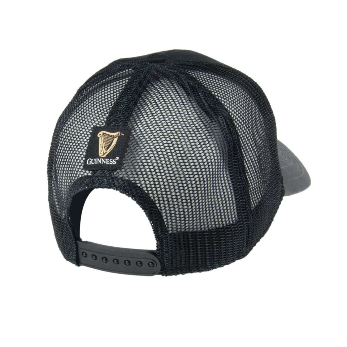 Guinness Trucker Premium Grey with Embroidered Patch Cap