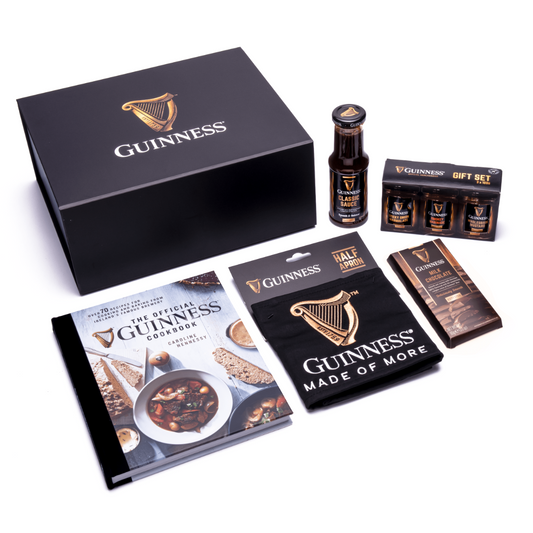 Guinness Kitchen Gift Box with a special edition mug, perfect for coffee lovers who are also fans of Guinness.