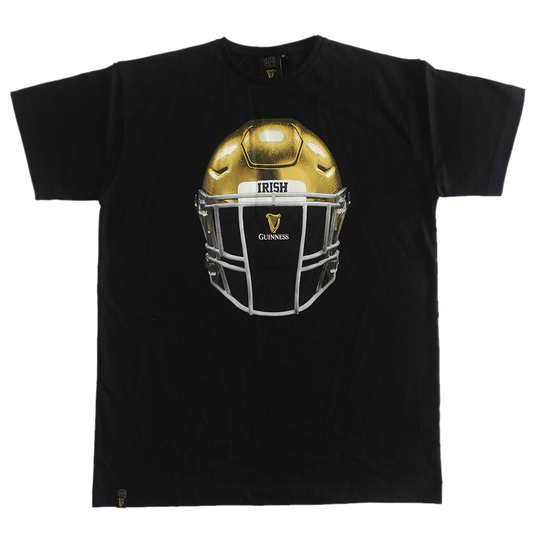 Guinness Notre Dame Helmet T-Shirt Black