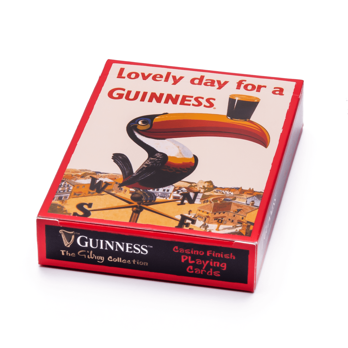 Looking for a perfect bar gift or merchandise? Look no further! Enjoy a lovely day with Guinness Ultimate Toucan Home Bar Pack playing cards.