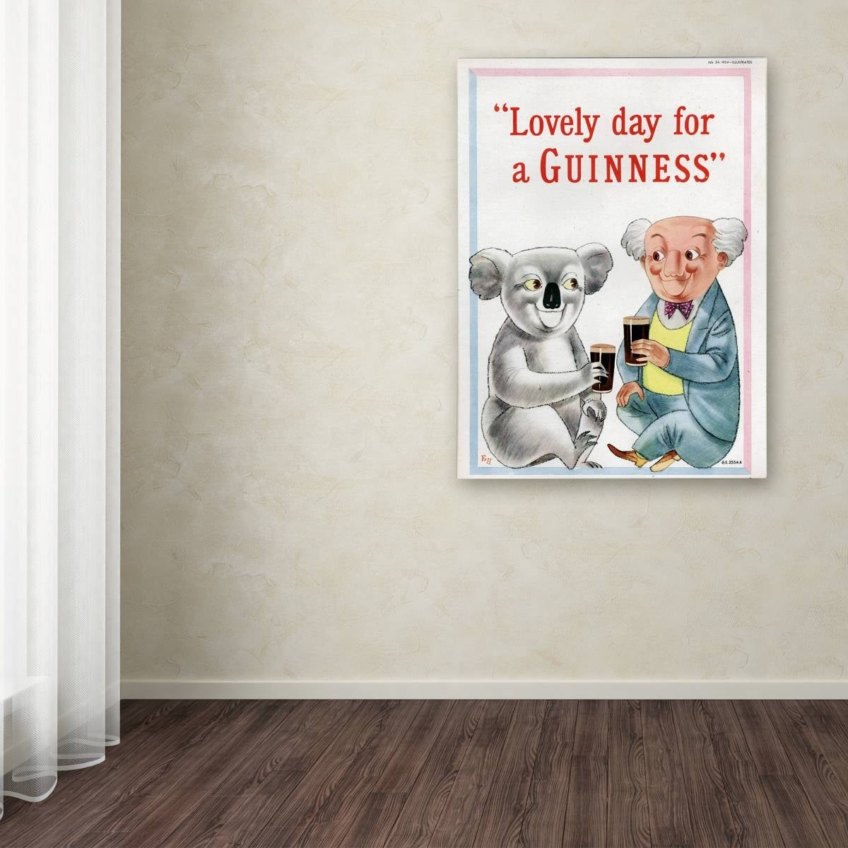 Lovely day for a Guinness Brewery 'Lovely Day For A Guinness XII' Canvas Art.