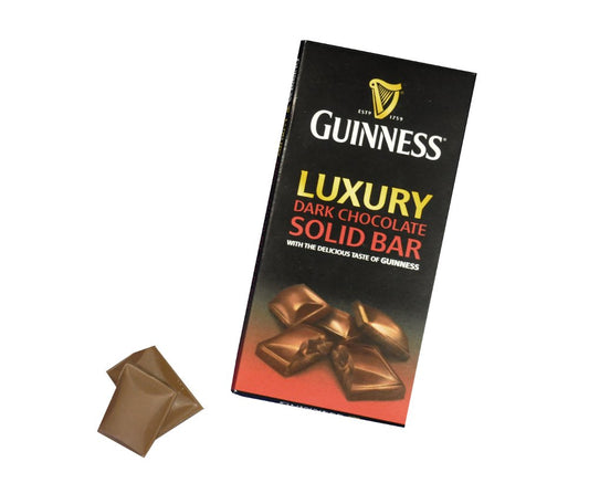 Luxury Guinness Dark Chocolate Bar.