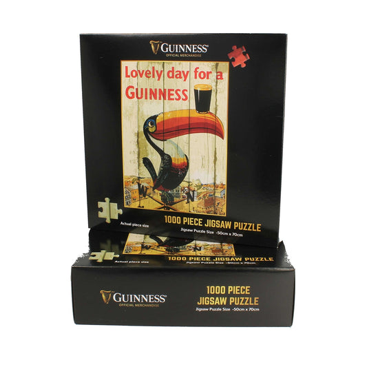 A Guinness Toucan Jigsaw Puzzle 1000 Pcs featuring an image of a toucan.